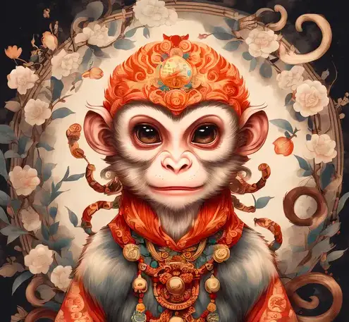 Monkey in Dragon year