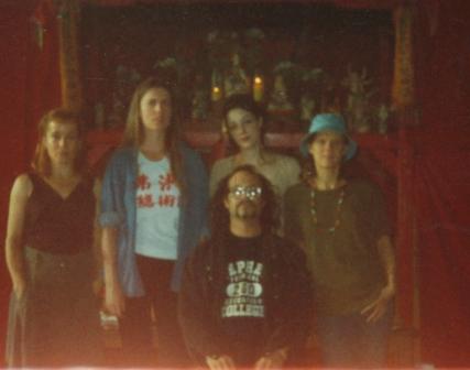 One of the Woman's Self-defense classes with (from left to right)
Nell, Alice, Eleanor and Mary